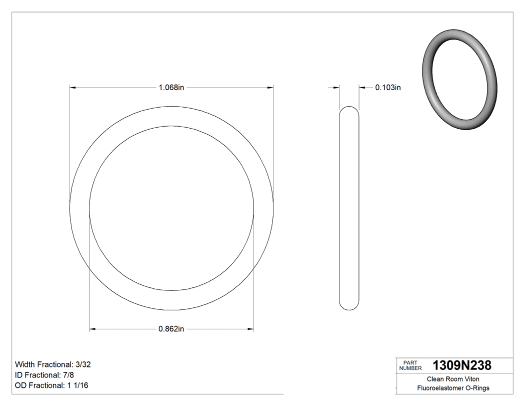 Technical drawing - 1309N238